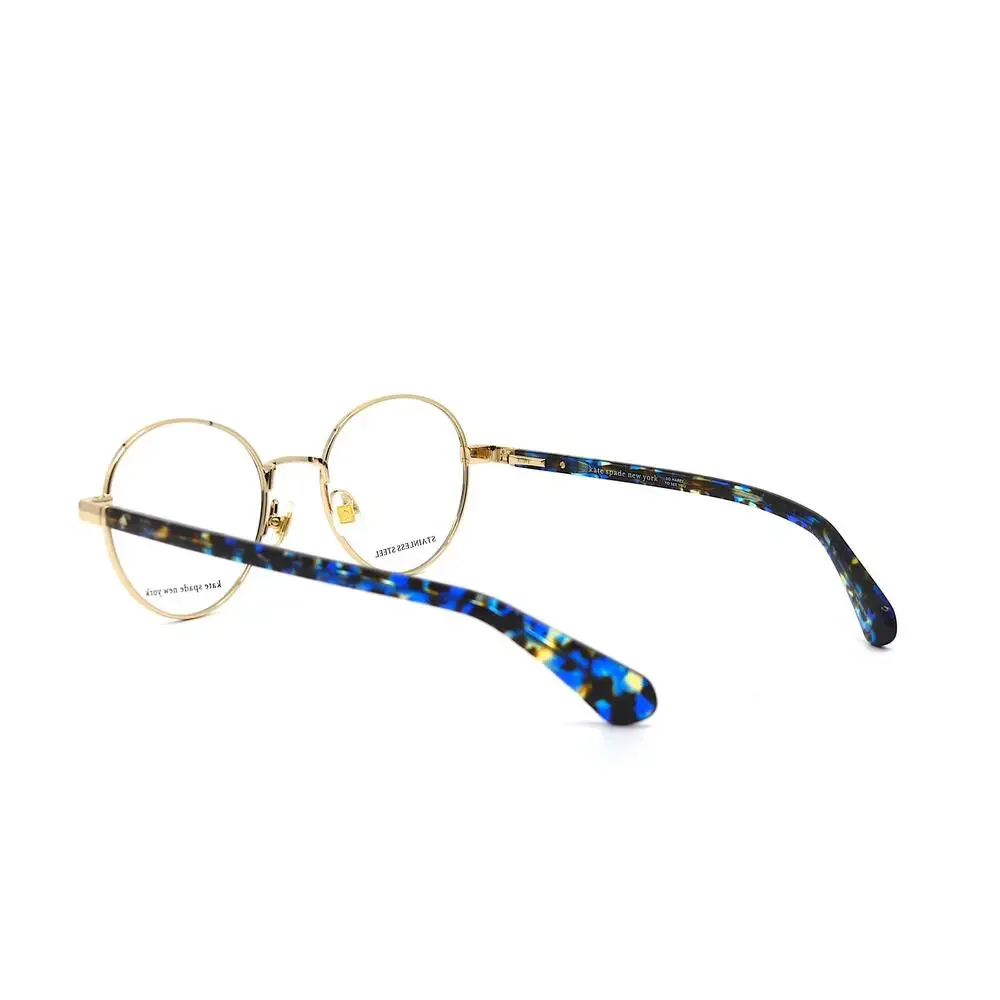 NEW KATE SPADE MARCIANN GOLD/BLUE AUTHENTIC EYEGLASSES FRAME